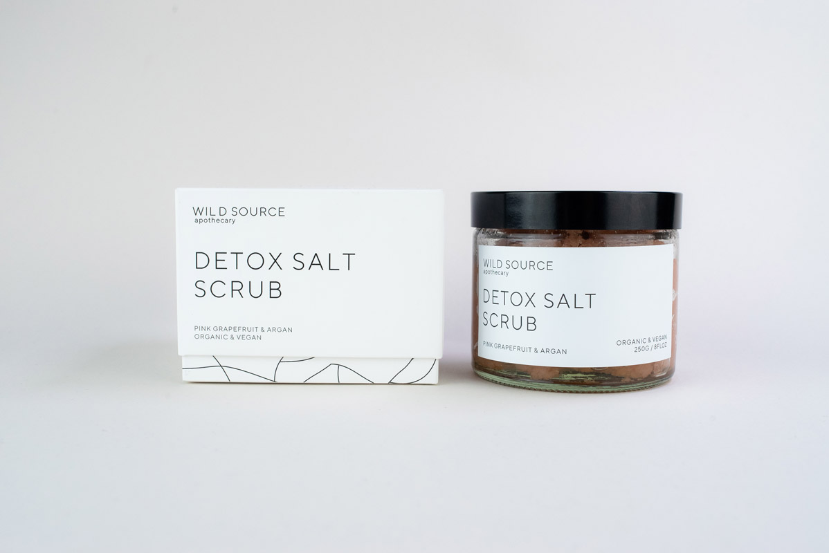 Wild Source Detox Salt Packaging